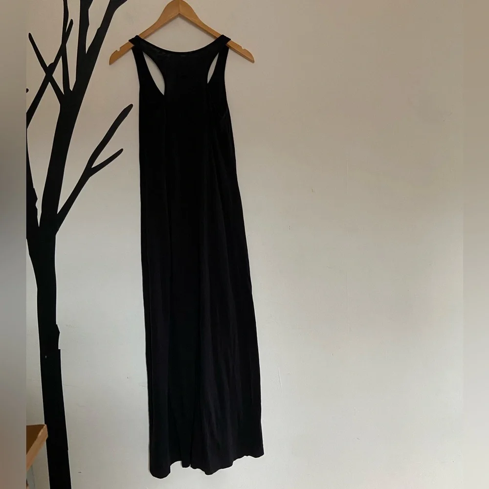 Velvet by Graham & Spencer’s Vintage Slub racerback black maxi dress - Picture 6 of 7
